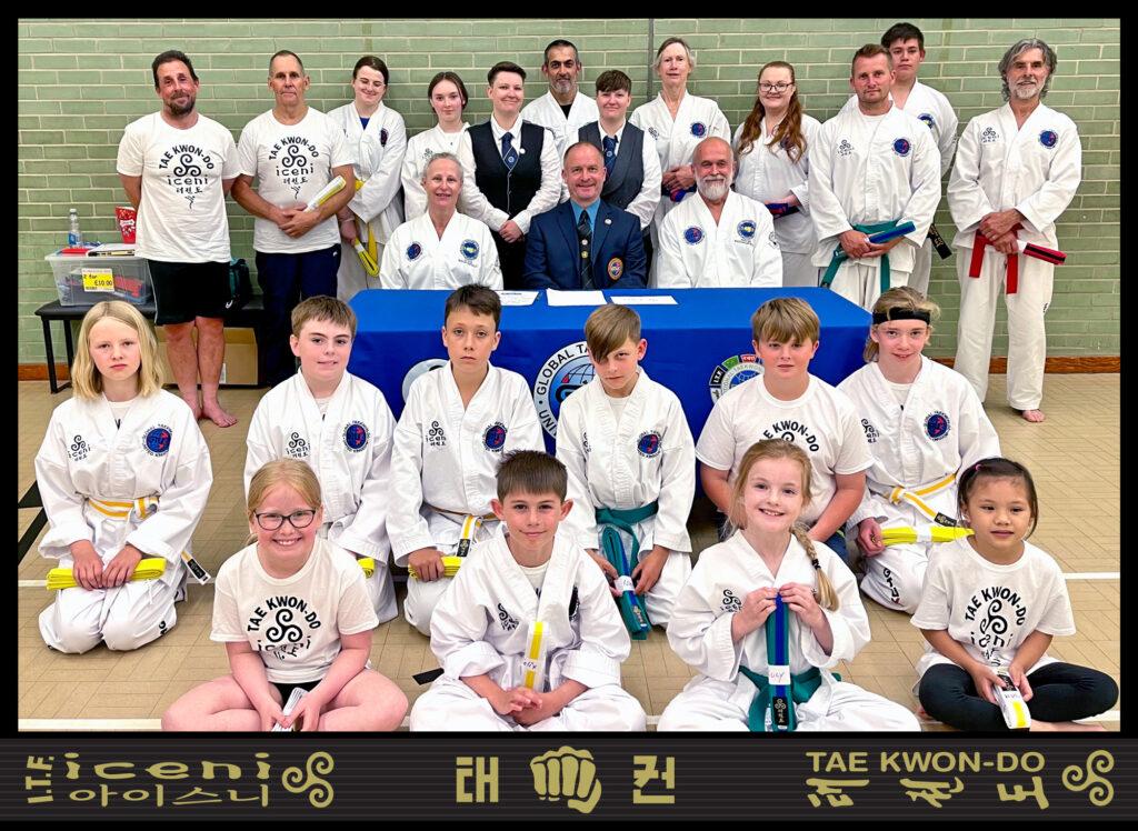 ICENI Taekwon-do Summer Grading 100% Pass! This was a fantastic performance from all who took part on Monday 3rd July 2023.