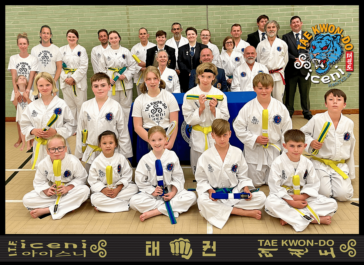 Many of the students are now family groups of all ages successfully training together, all part of the growing ICENI Taekwon-do Tribe!