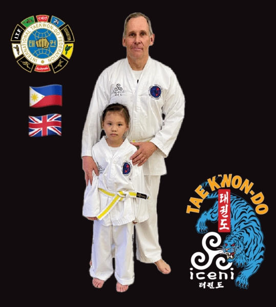 Best wishes to John and Aisha on your trip to the Philippines, we look forward to having you back in the Spring. From Mr and Mrs B and all your friends at ICENI Taekwon-do club. icenitkd.uk