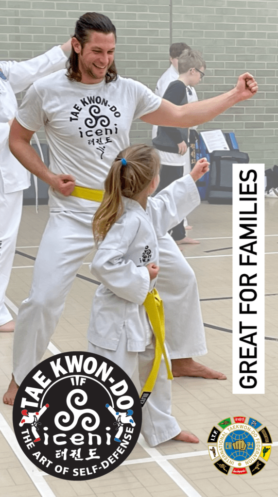 ICENI Taekwon-do Family Classes, where 3 generations can train together!! 